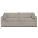 Wells Classic Modern Down-Blend Two Cushion Cushion Sofa 88" Rowe Furniture