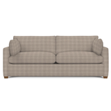 Wells Classic Modern Down-Blend Two Cushion Cushion Sofa 88" Rowe Furniture